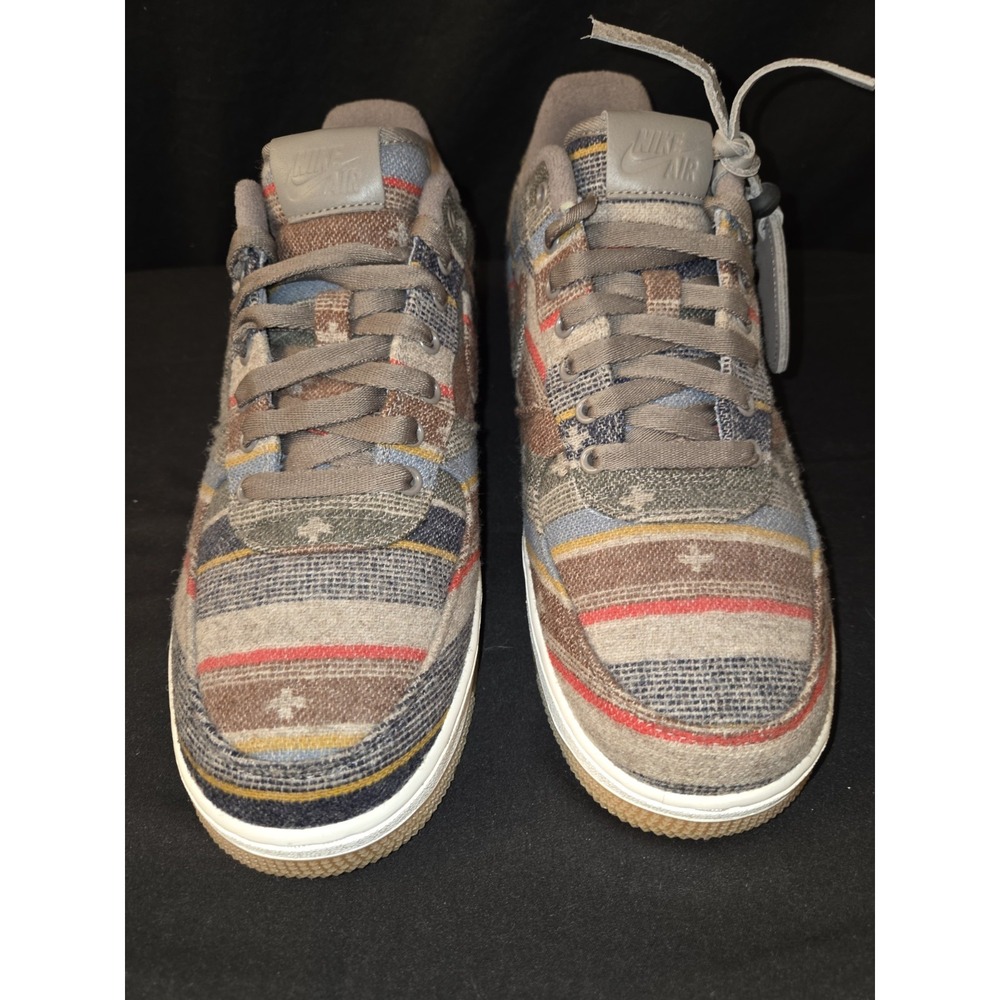 Nike Air Force 1 (low) x Pendleton Brown 2020 Mens 9 Pendelton Wool RARE! - Picture 5 of 14